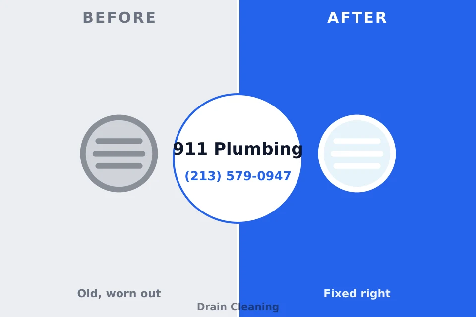 Before and after: plumbing repair Livingston, AL